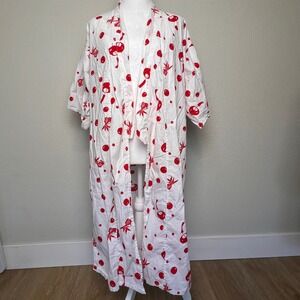 TOKYObay White and Red Kimono